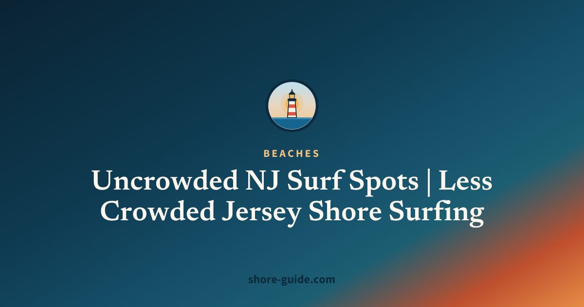 Uncrowded NJ Surf Spots | Less Crowded Jersey Shore Surfing
