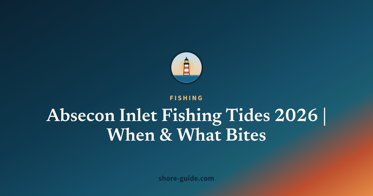 Absecon Inlet Fishing Tides 2026 | When & What Bites