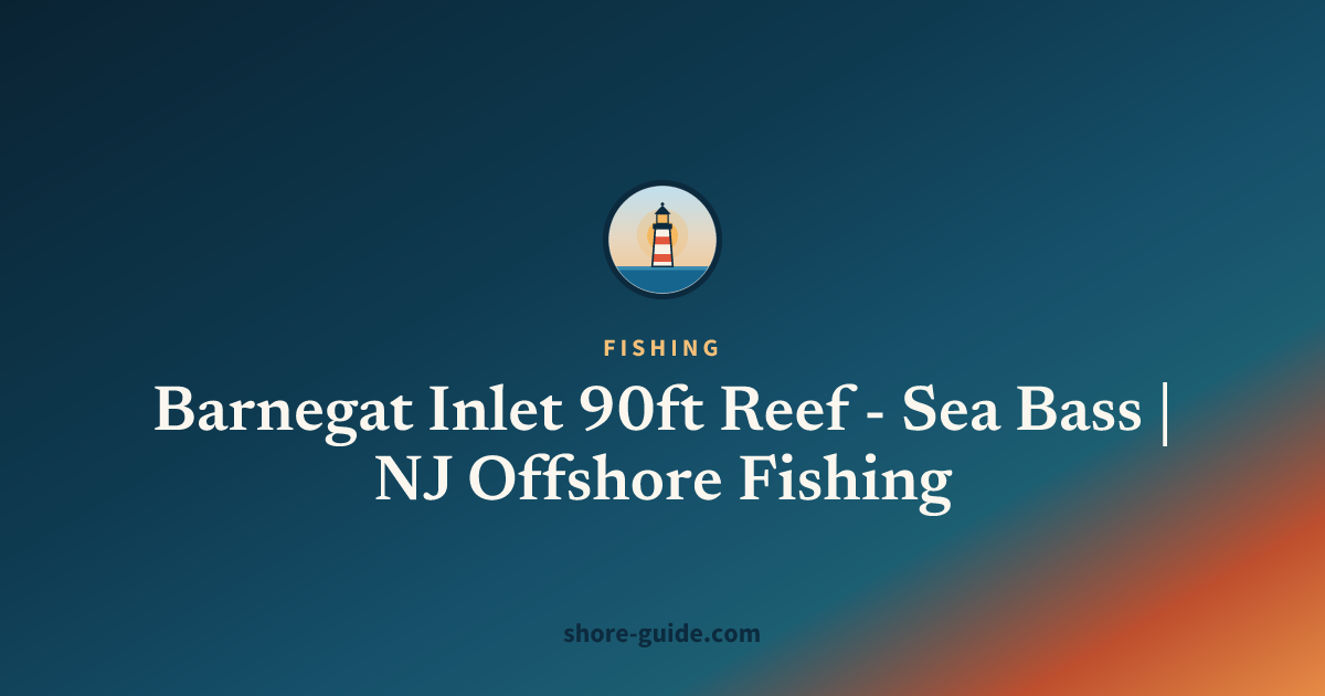 Barnegat Inlet 90ft Reef - Sea Bass | NJ Offshore Fishing